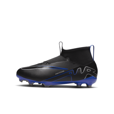 Tacos de fútbol de corte high para terrenos múltiples para niños de preescolar y grandes Nike Jr. Mercurial Superfly 9 Academy