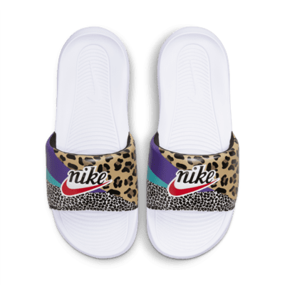 zebra print nike slides