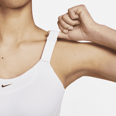 Bra deportivo de alta sujeción ajustable con almohadilla para mujer Nike Alpha