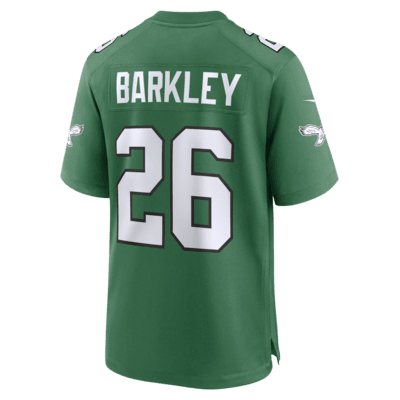 Saquon Barkley Philadelphia Eagles Men's Nike NFL Game Football Jersey