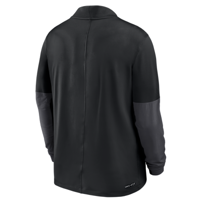 Playera universitaria Nike Dri-FIT de medio cierre para hombre Ohio State