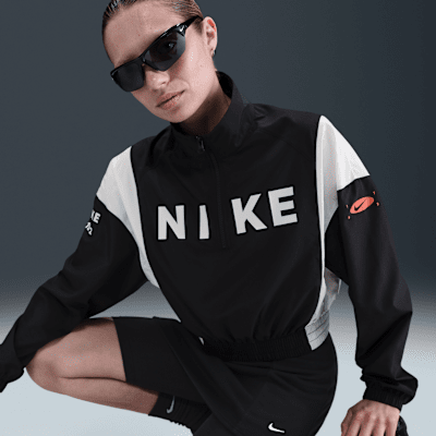 Nike Sportswear leichte Webjacke mit Viertelreißverschluss (Damen)