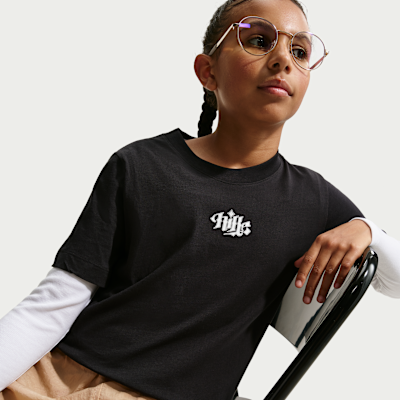 Playera para niños talla grande Nike Sportswear
