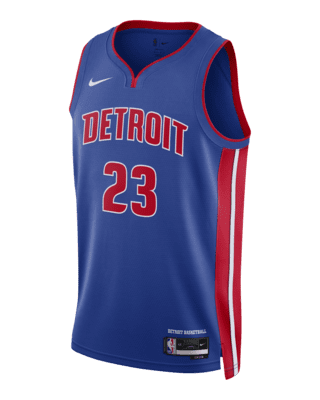 Мужские джерси Detroit Pistons Icon Edition 2022/23 Nike Dri-FIT NBA Swingman Jersey