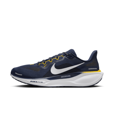 Tenis de correr en pavimento universitarios Nike para hombre Michigan Pegasus 41