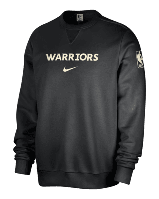 Мужской свитшот Golden State Warriors Standard Issue Nike Dri-FIT NBA Crew-Neck