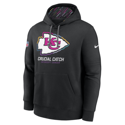 Sudadera con gorro sin cierre Nike de la NFL para hombre Kansas City Chiefs Crucial Catch Club