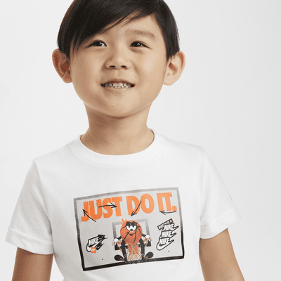 Playera de básquetbol Just Do It infantil Nike