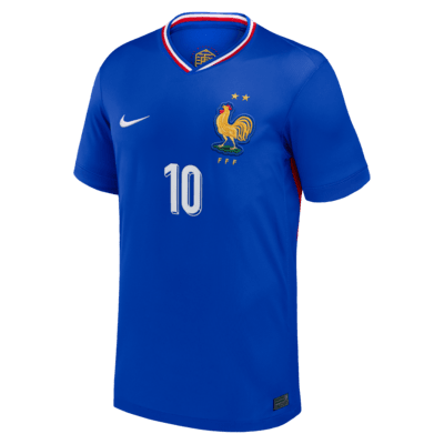 Kylian Mbappé France National Team 2024 Stadium Home Men's Nike Dri-FIT  Soccer Jersey. Nike.com