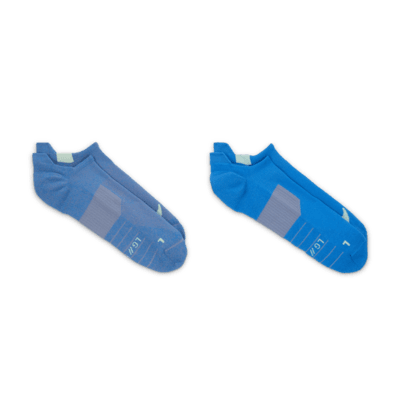 Nike Multiplier Running No-Show Socks (2 Pairs)