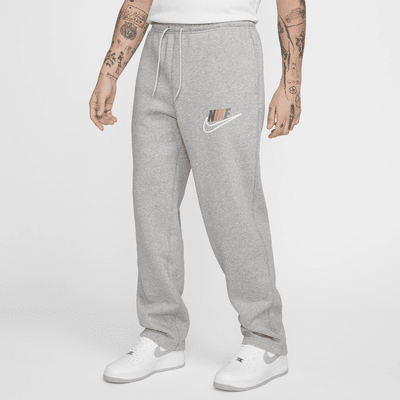 Pants de tejido Fleece con dobladillo abierto para hombre Nike Club Fleece