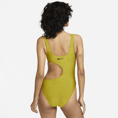 Costume intero con apertura Nike Swim – Donna