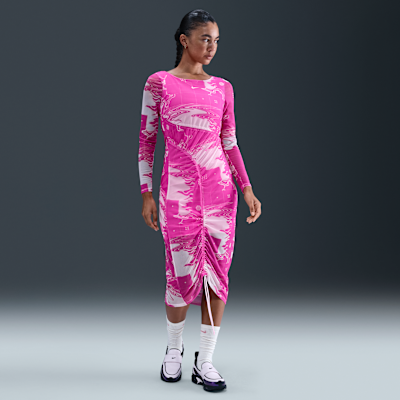 Vestido midi de malla para mujer Serena Williams Design Crew