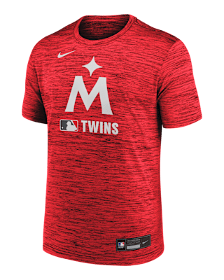 Мужская футболка Minnesota Twins Authentic Collection Velocity Nike Dri-FIT MLB