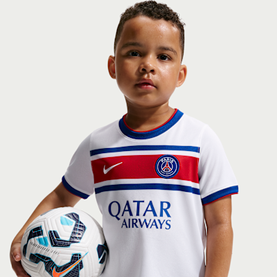 Paris Saint-Germain Home Big Kids' Nike Dri-FIT Soccer Pre-Match Top from Nike - $50