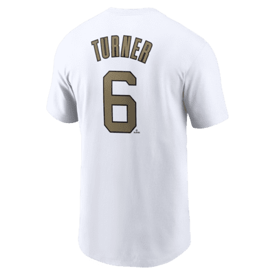 Men's Los Angeles Dodgers Trea Turner Nike White 2022 MLB All-Star Game  Name & Number T-Shirt