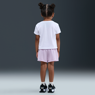 Nike Toddler Wild Flower T-Shirt and Mesh Shorts Set