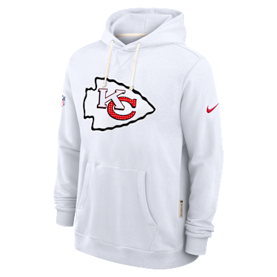 Kansas City Chiefs Initial Home Sideline Men's Nike Dri-FIT NFL Pullover Hoodie
