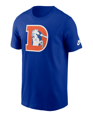 Мужская футболка Denver Broncos Rewind Logo Essential Nike NFL