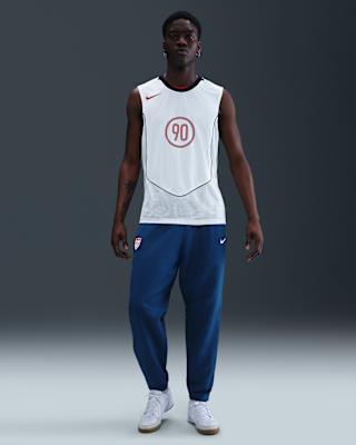 Мужские спортивные штаны USMNT 2004 Total 90 Reissue Nike Soccer Replica Track Pants