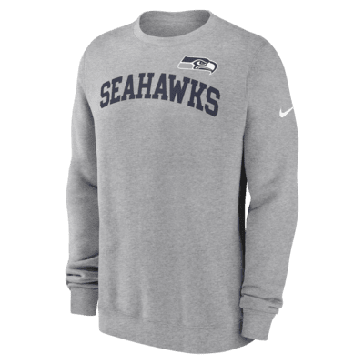 Seattle Seahawks Club Men's Nike NFL Pullover Crew