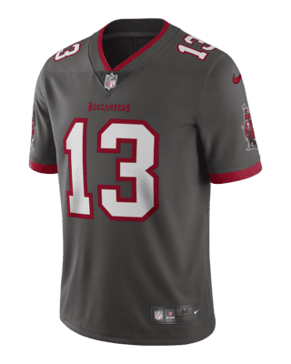 Rob Gronkowski Tampa Bay Buccaneers Signed Pewter Nike Limited Jersey