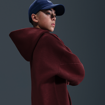Sudadera con gorro sin cierre oversized para niño talla grande Nike Sportswear Tech Fleece