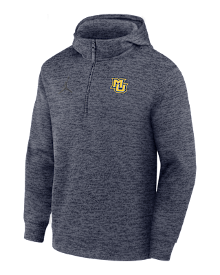 Мужское худи Marquette Golden Eagles Nike NCAA Basketball Coaches' Pullover Hoodie для баскетбола