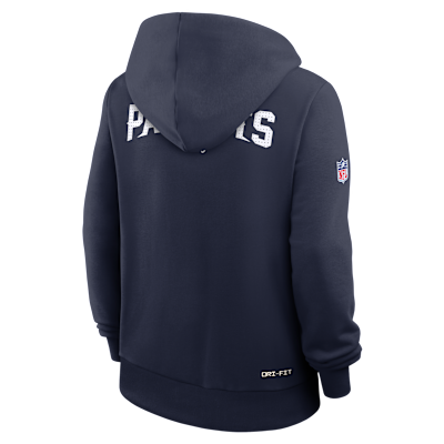 New England Patriots Sideline Women's Nike Dri-FIT NFL Pullover Hoodie