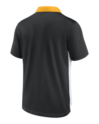 Nike Men's White, Black Pittsburgh Pirates Rewind Stripe Polo Shirt