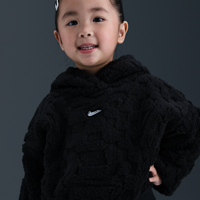 Conjunto de sudadera con gorro sin cierre y pants infantil Nike Cozy