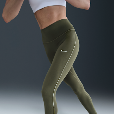 Nike One Leggings in voller Länge mit hohem Bund für Damen