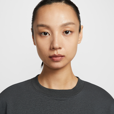 Nike Sportswear Phoenix Fleece Women's Short-Sleeve Cropped French Terry Top