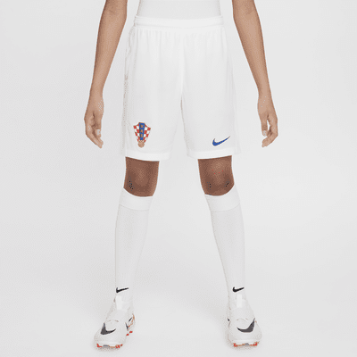 Kroatien 2024/25 Stadium Home/Away Nike Replica Dri-FIT Fußballshorts für ältere Kinder