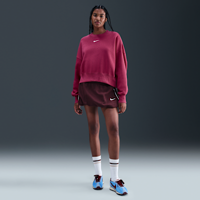 Sudadera de cuello redondo sin cierre extra oversized para mujer Nike Sportswear Phoenix Fleece