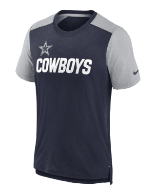 NFL Team Apparel Youth Dallas Cowboys Big Blocker Navy T-Shirt