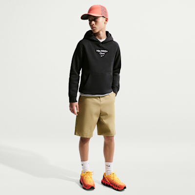 Sudadera con gorro sin cierre Cheer para para niños talla grande Nike