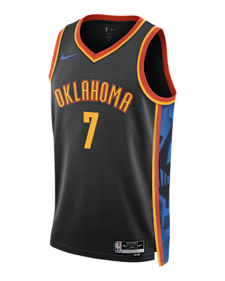 Мужские джерси Chet Holmgren Oklahoma City Thunder 2024/25 City Edition Nike Dri-FIT NBA Swingman Jersey