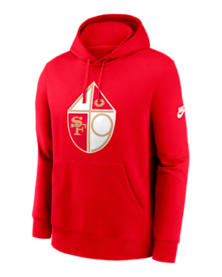 Мужское худи San Francisco 49ers Club Logo Nike NFL Pullover Hoodie