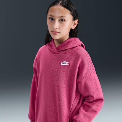 Nike Sportswear Club Fleece Big Kids' Oversized Pullover Hoodie