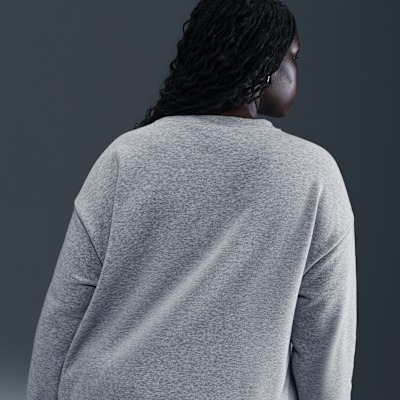 Nike Sportswear Club Fleece Women's Loose Crew-Neck Sweatshirt (Plus Size)