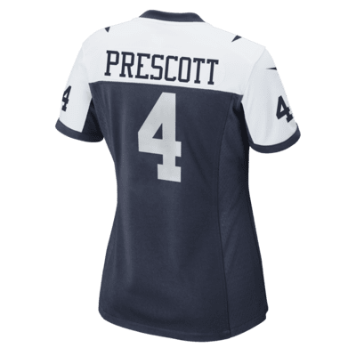 Men's Nike Dak Prescott Navy Dallas Cowboys Game Team Jersey