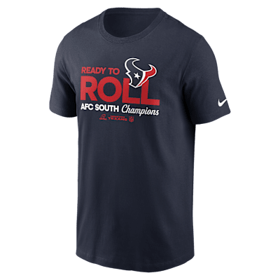 Houston Texans 2024 AFC South Champions Trophy Collection Men's Nike NFL T-Shirt