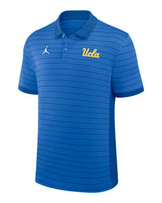 Мужские  UCLA Sideline Victory Stripe Jordan Brand Dri-FIT College Polo