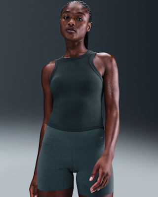 Женские  Nike One Fitted Dri-FIT Cropped Tank Top