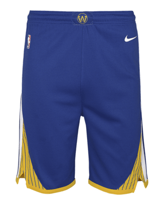 Подростковые шорты Golden State Warriors Icon Edition Big Kids' Nike Dri-FIT NBA Swingman Shorts