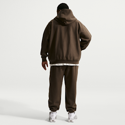 Sudadera con gorro de tejido Fleece de cierre completo para hombre Nike Solo Swoosh