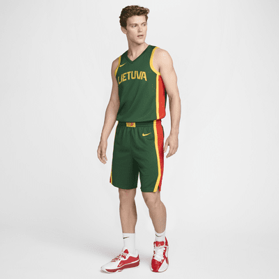 Lithuania Limited Road Men's Nike Basketball Shorts