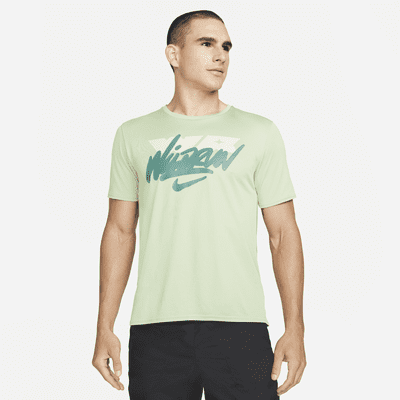 Playera de running de manga corta para hombre Nike Dri-FIT Wild Run Rise 365