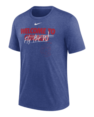 Chicago Cubs Nike Fly the W Local Team T-Shirt - Royal